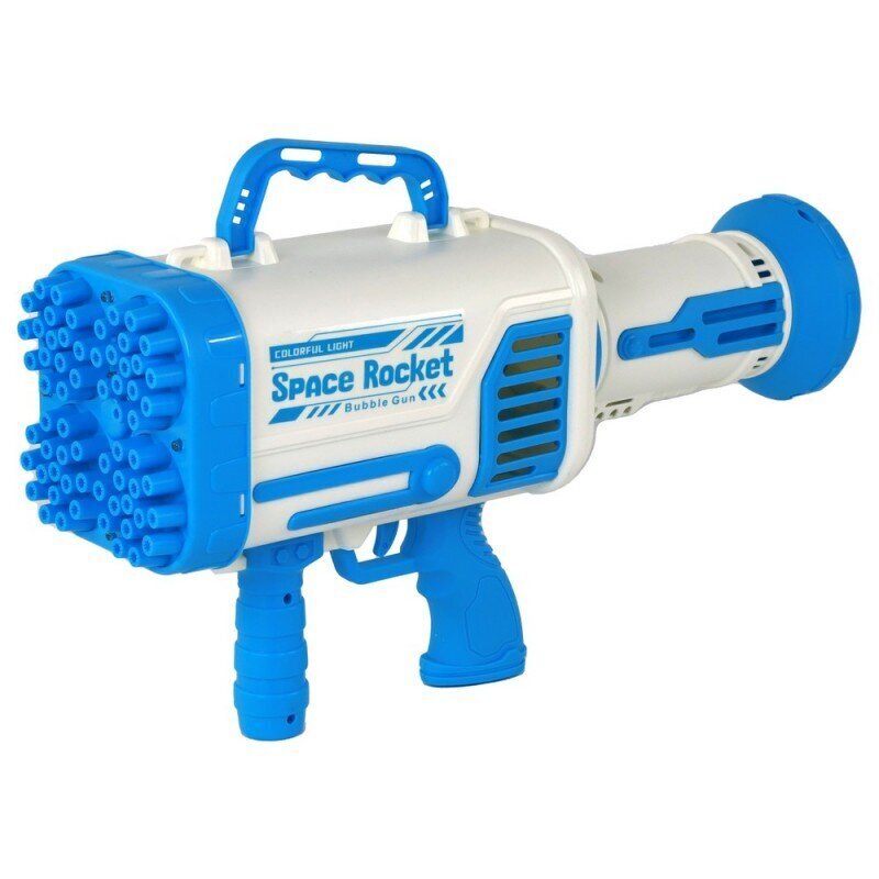 Elektriskā pistole ar ziepju burbuļiem Lean Toys, zils cena un informācija | Rotaļlietas zēniem | 220.lv