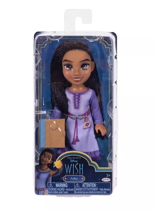 Lelle Disney Princess Wish Asha, 16 cm cena un informācija | Rotaļlietas meitenēm | 220.lv