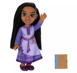 DISNEY PRINCESS WISH кукла Asha, 16 cm цена и информация | Игрушки для девочек | 220.lv