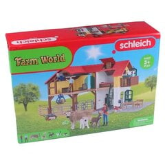 Фермерский дом Schleich с коровником и деревьями (42407) цена и информация | Конструктор автомобилей игрушки для мальчиков | 220.lv