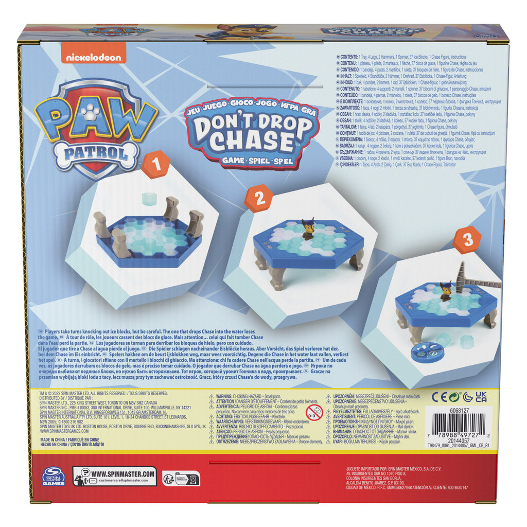 Arkādes spēle Spinmaster Games Paw Patrol Dont Drop Chase, 6068127 цена |  220.lv