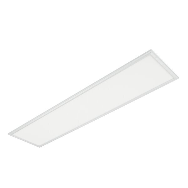 LED panelis 48w 6400k 295x1195mm ugr&amp;lt19 balts rāmis cena un informācija | Iebūvējamās lampas, LED paneļi | 220.lv