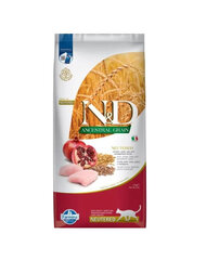 Farmina N&D Ancestral Neutered sausas kaķu barība ar vistu, kviešiem, auzām un granātābolu, 10 kg cena un informācija | Sausā barība kaķiem | 220.lv