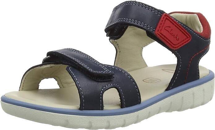 Sandales zēniem Clarks 261580507010, zilas cena un informācija | Bērnu sandales | 220.lv