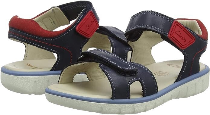 Sandales zēniem Clarks 261580507010, zilas cena un informācija | Bērnu sandales | 220.lv