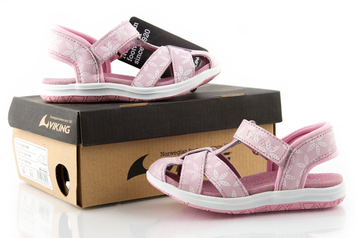 Sandales meitenēm Viking 3-50612-98, rozā cena un informācija | Bērnu sandales | 220.lv