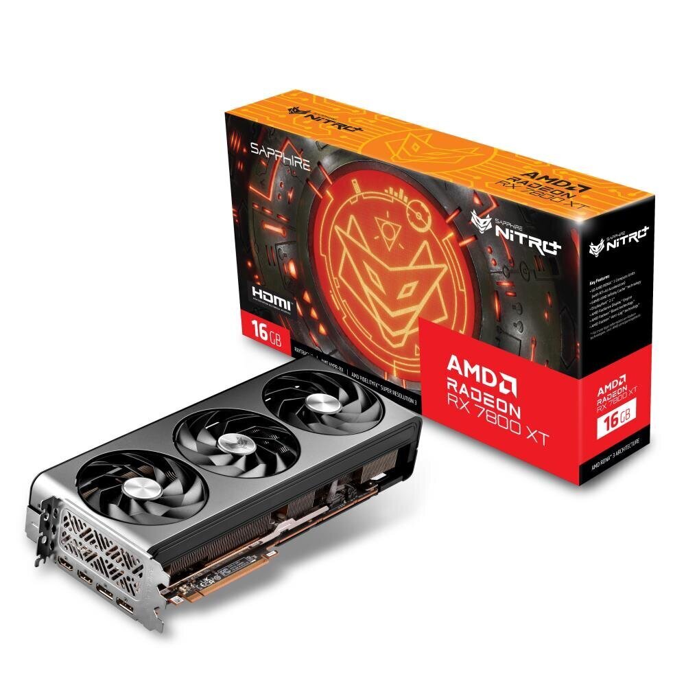 Radeon RX 7800 XT Gaming OC 16G GDDR6 256bit 2DP/2HDMI cena un informācija | Videokartes (GPU) | 220.lv