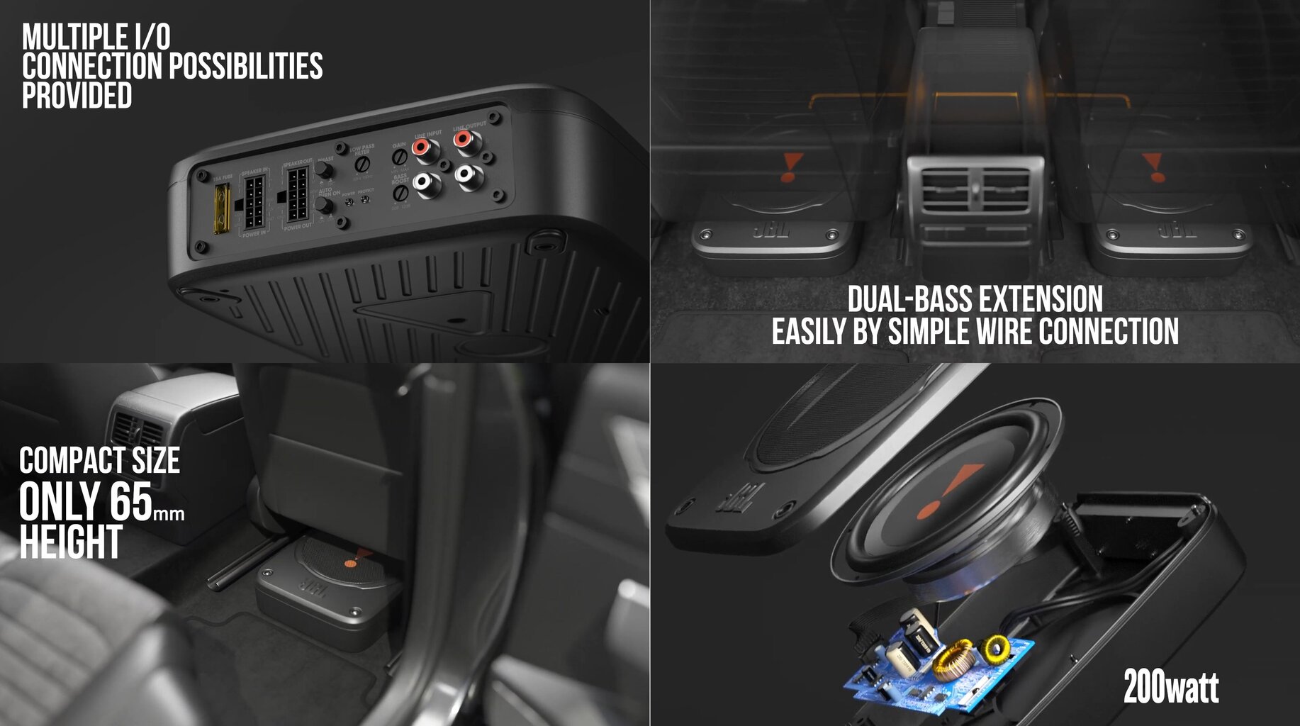 JBL Bass Pro Lite Ultra-Compact cena un informācija | Auto akustiskās sistēmas | 220.lv