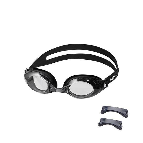Peldēšanas brilles Nils Aqua NQG130AF, melnas цена и информация | Peldēšanas brilles | 220.lv