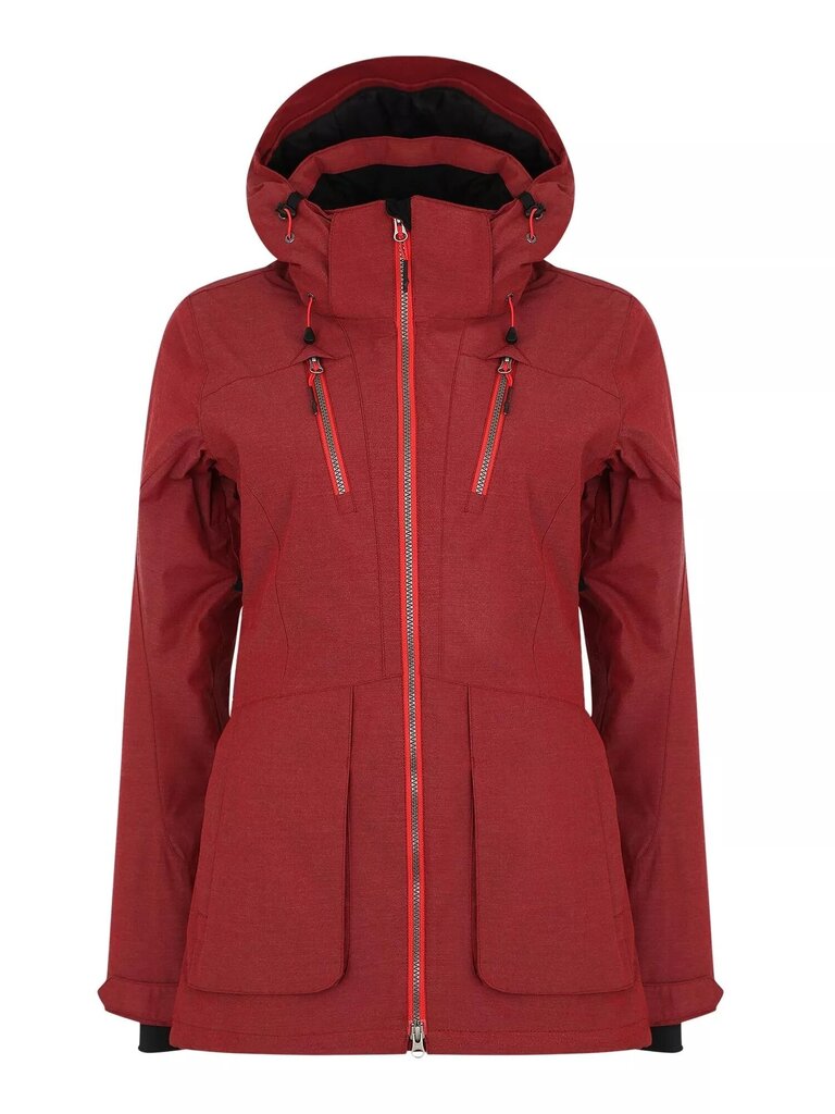Icepeak slēpošanas jaka sievietēm Kelly 232515, sarkana cena un informācija | Slēpošanas apģērbs | 220.lv