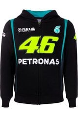 Džemperis zēniem Valentino Rossi Petronas VR46 PVKFL415004, melns cena un informācija | Džemperi, vestes, jaciņas zīdaiņiem | 220.lv