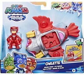 Hasbro Pj Maskas: Dzīvnieku spēks - Deluxe Owlette dzīvnieku braucējs (F5340) cena un informācija | Rotaļlietas zēniem | 220.lv