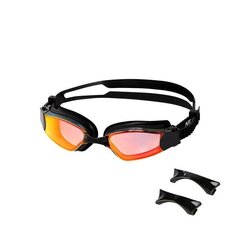 Peldēšanas brilles Nils Aqua NQG660MAF, melnas/oranžas цена и информация | Очки для плавания | 220.lv