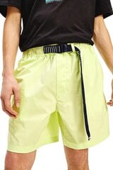 Šorti vīriešiem Tommy Jeans, zaļi цена и информация | Мужские шорты | 220.lv