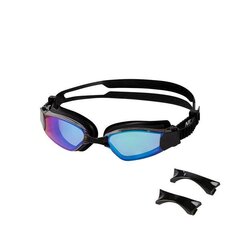 Peldēšanas brilles Nils Aqua Racing NQG660MAF, melnas/violetas cena un informācija | Peldēšanas brilles | 220.lv