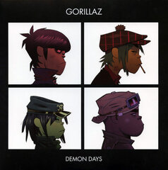 Gorillaz - Demon Days, 2LP, виниловая пластинкаs, 12" vinyl record цена и информация | Виниловые пластинки, CD, DVD | 220.lv
