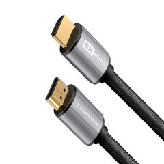Kruger Matz HDMI-HDMI 2.1 8K kabelis 0,9 m cena un informācija | Kabeļi un vadi | 220.lv