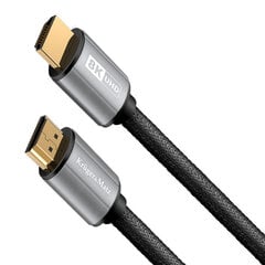 Кабель Kruger Matz HDMI-HDMI 2.1 8K 1,8 м цена и информация | Кабели и провода | 220.lv