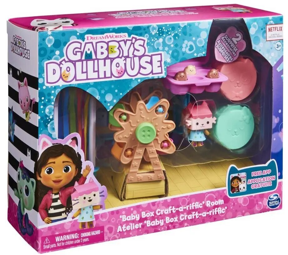 Rotaļu istaba ar kāmjiem priekš Spin Master Gabbys Dollhouse цена и информация | Rotaļlietas meitenēm | 220.lv