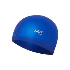 Peldcepure Nils Aqua NQC Solid Color BL04, tumši zila cena un informācija | Peldcepures | 220.lv