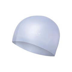 Peldcepure Nils Aqua NQC Solid Color SL01, pelēka цена и информация | Шапочки для плавания | 220.lv