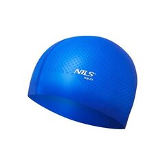 Шапочка для плавания Nils Aqua, синяя цена и информация | Шапочки для плавания | 220.lv