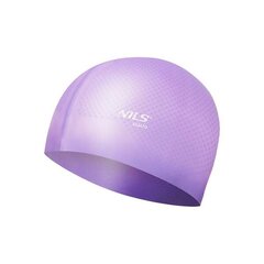 Peldcepure Nils Aqua NQC Solid Color, violeta cena un informācija | Peldcepures | 220.lv