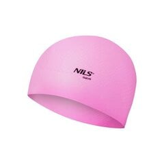 Peldcepure Nils Aqua NQC Solid Color, rozā цена и информация | Шапочки для плавания | 220.lv