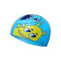 Peldcepure Nils Aqua NQC Monster Kids, zila cena un informācija | Peldcepures | 220.lv
