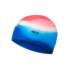 Peldcepure Nils Aqua NQC Multicolor M03, dažādu krāsu цена и информация | Шапочки для плавания | 220.lv