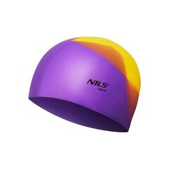 Peldcepure Nils Aqua NQC Multicolor M11, dažādu krāsu цена и информация | Шапочки для плавания | 220.lv