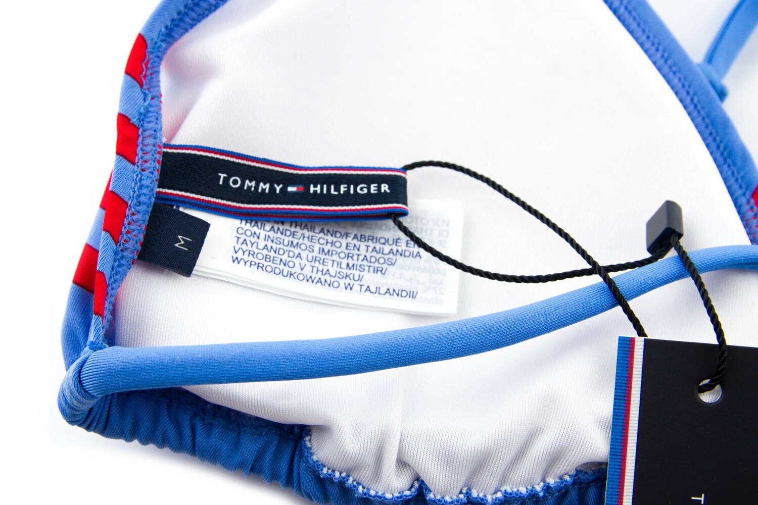 Tommy Hilfiger peldēšanas krūšturis sievietēm UW0UW00862 799, zils цена и информация | Peldkostīmi | 220.lv