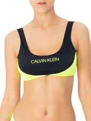 Calvin Klein peldēšanas krūšturis sievietēm KW0KW00898, melns цена и информация | Купальники | 220.lv