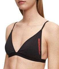 Calvin Klein peldēšanas krūšturis sievietēm KW0KW00905, melns цена и информация | Купальные костюмы | 220.lv