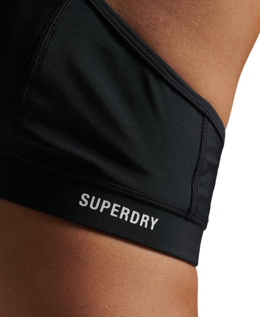 Superdry sieviešu sporta krūšturis WS311462A 02A, melns cena un informācija | Krūšturi | 220.lv