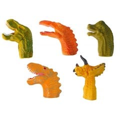 Cimdu lelles Lean Toys Dinosaurs, 5 gab. cena un informācija | Rotaļlietas zēniem | 220.lv
