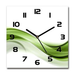 Stikla Pulkstenis Zaļais vilnis cena un informācija | Pulksteņi | 220.lv