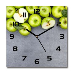 Stikla Pulkstenis Zaļie āboli цена и информация | Часы | 220.lv