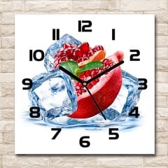 Stikla Pulkstenis Granātābols ar saldējumu cena un informācija | Pulksteņi | 220.lv