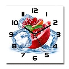 Stikla Pulkstenis Granātābols ar saldējumu cena un informācija | Pulksteņi | 220.lv