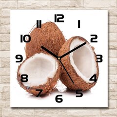 Stikla Pulkstenis kokosrieksts cena un informācija | Pulksteņi | 220.lv
