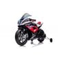 Ar baterijām darbināms bērnu motocikls Lean Toys BMW HP4 Race JT5001, sarkans cena un informācija | Bērnu elektroauto | 220.lv