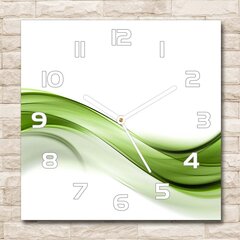 Stikla Pulkstenis Zaļais vilnis цена и информация | Часы | 220.lv