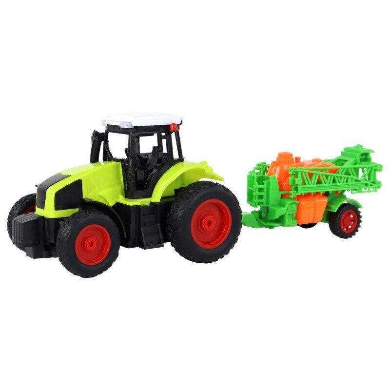 Tālvadības pults Farmer traktors ar smidzinātāju 1:16 Lean Toys цена и информация | Rotaļlietas zēniem | 220.lv