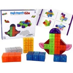 Magnētiskais konstruktors Magic Cubes Magnetic Blocks Magnet, 44 daļas цена и информация | Конструкторы и кубики | 220.lv