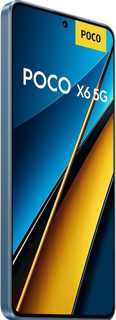 Poco X6 5G 12/256GB Blue цена и информация | Mobilie telefoni | 220.lv