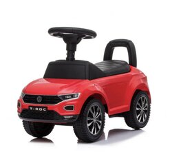 Stumjamā bērnu automašīna Volkswagen T-Rock, sarkana cena un informācija | Rotaļlietas zīdaiņiem | 220.lv