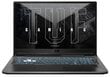 Notebook|ASUS|TUF|Gaming A17|FA706NF-HX026W|CPU Ryzen 5|7535HS|3300 MHz|17.3&quot;|1920x1080|RAM 8GB|DDR5|5600 MHz|SSD 512GB|GeForce RTX 2050|4GB|ENG|Windows 11 Home|Black|2.6 kg|90NR0JH5-M001K0 Portatīvais dators cena un informācija | Portatīvie datori | 220.lv