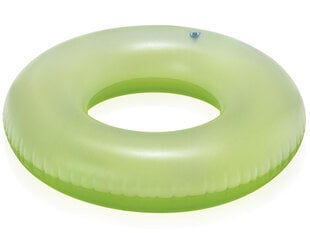 Piepūšamais peldēšanas ritenis Bestway, 76 cm, zaļš cena un informācija | Piepūšamās rotaļlietas un pludmales preces | 220.lv