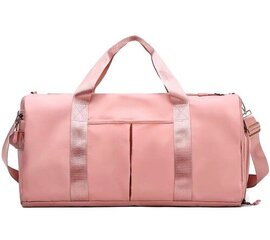 Дорожная сумка T59 розовая цена и информация | Чемоданы, дорожные сумки  | 220.lv